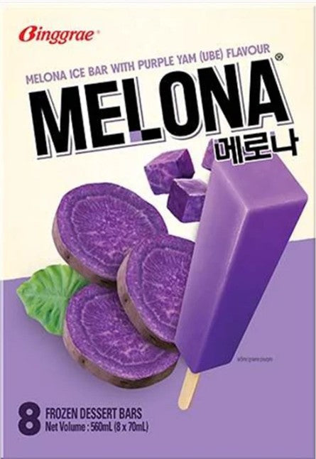 Melona Frozen Plant Based Ice Stick 韓國Melona 冰棒 (70ml x 4) x 1