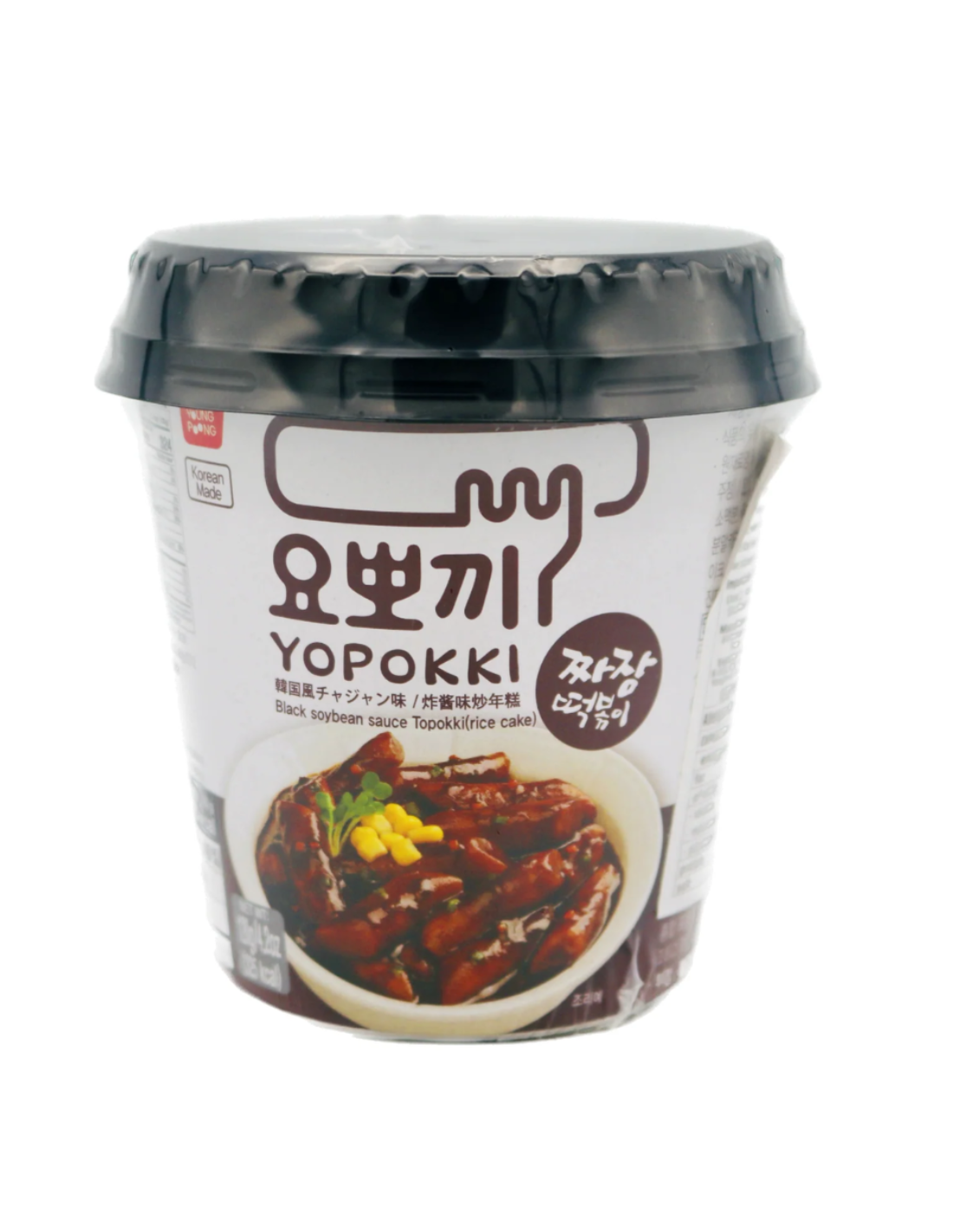 Young Poong Yopokki Halal Jjajang Topokki Cup 清真炸醬味炒年糕 Banh gao sot Jjajang 120g x 1